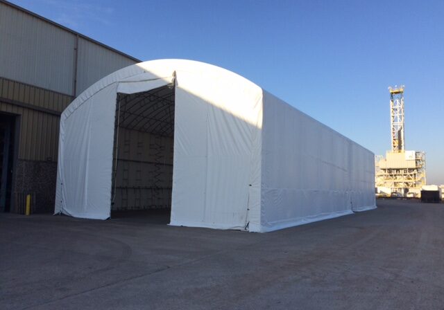 Temporary job sites call for temporary structures
